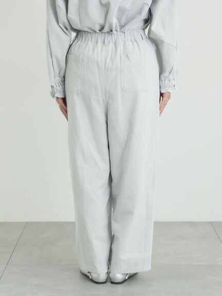 綿麻コクーンパンツ（オフホワイト/ブラック/サックスブルー）｜Samansa Mos2（サマンサ モスモス）通販