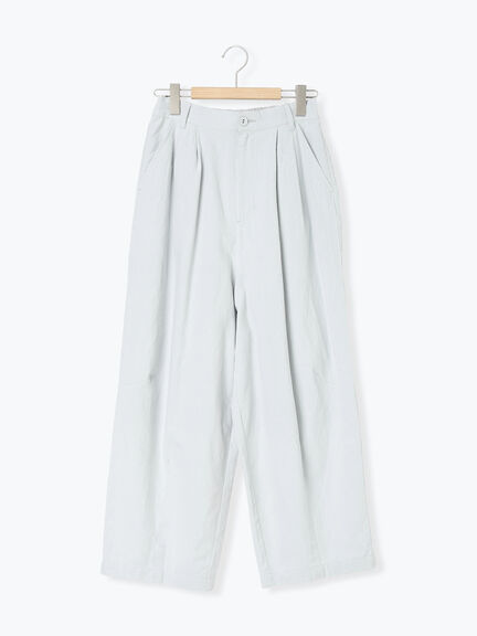 綿麻コクーンパンツ（オフホワイト/ブラック/サックスブルー）｜Samansa Mos2（サマンサ モスモス）通販