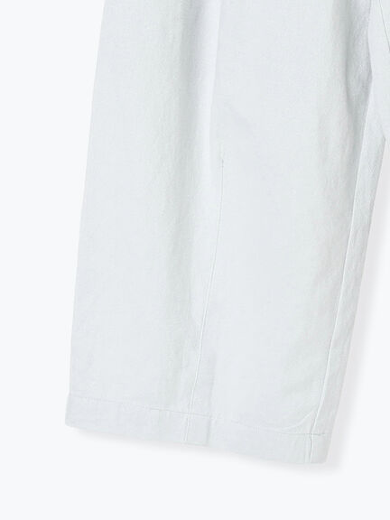 綿麻コクーンパンツ（オフホワイト/ブラック/サックスブルー）｜Samansa Mos2（サマンサ モスモス）通販