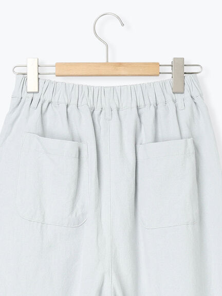 綿麻コクーンパンツ（オフホワイト/ブラック/サックスブルー）｜Samansa Mos2（サマンサ モスモス）通販