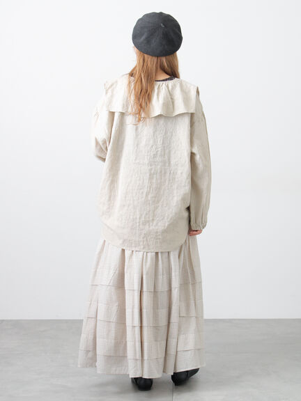 シアータックギャザースカート（オフホワイト/チャコールグレー/レッド/ベージュ）｜Samansa Mos2（サマンサ モスモス）通販