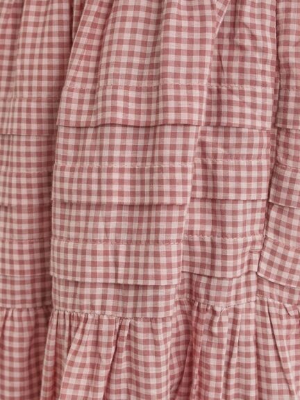 シアータックギャザースカート（オフホワイト/チャコールグレー/レッド/ベージュ）｜Samansa Mos2（サマンサ モスモス）通販