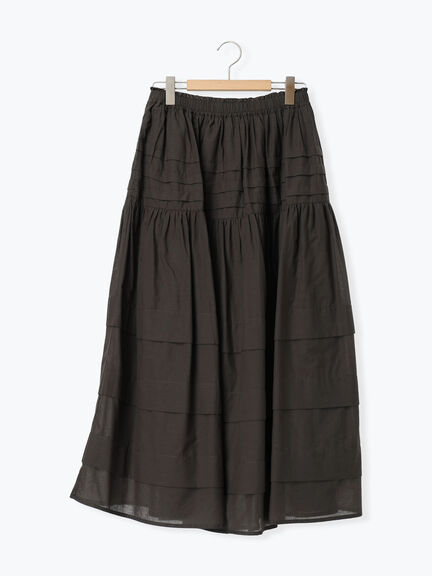 シアータックギャザースカート（オフホワイト/チャコールグレー/レッド/ベージュ）｜Samansa Mos2（サマンサ モスモス）通販