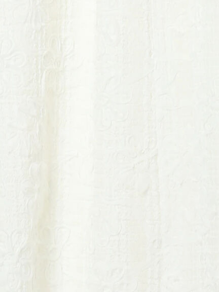 花柄テープ刺繍フレアスカート（オフホワイト/ブラック）｜Samansa Mos2（サマンサ モスモス）通販