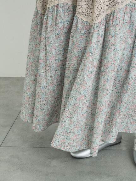 柄アソートティアードレーススカート（オフホワイト/ブラック/ミント）｜Samansa Mos2（サマンサ モスモス）通販