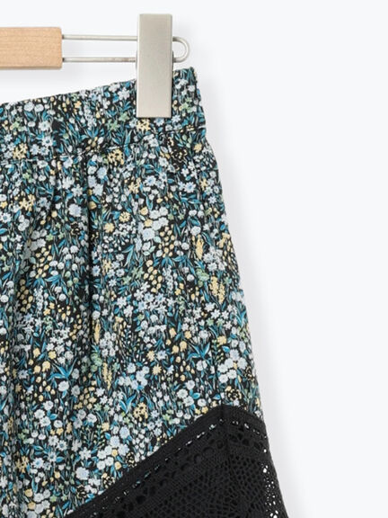 柄アソートティアードレーススカート（オフホワイト/ブラック/ミント）｜Samansa Mos2（サマンサ モスモス）通販