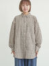 ポコポコチェックオーバーシャツ（ピンク/ベージュ/ブルー）｜Samansa Mos2（サマンサ モスモス）通販