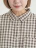 ポコポコチェックオーバーシャツ（ピンク/ベージュ/ブルー）｜Samansa Mos2（サマンサ モスモス）通販