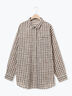 ポコポコチェックオーバーシャツ（ピンク/ベージュ/ブルー）｜Samansa Mos2（サマンサ モスモス）通販