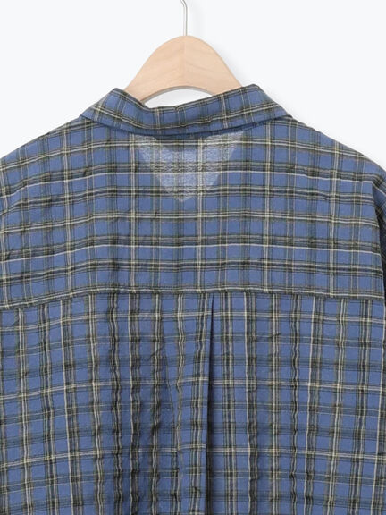 ポコポコチェックオーバーシャツ（ピンク/ベージュ/ブルー）｜Samansa Mos2（サマンサ モスモス）通販