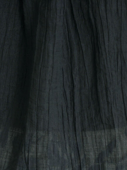 シアー裾ドロストフードシャツ（オフホワイト/ブラック/サックスブルー）｜Samansa Mos2（サマンサ モスモス）通販