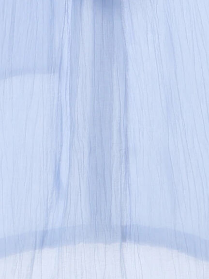 シアー裾ドロストフードシャツ（オフホワイト/ブラック/サックスブルー）｜Samansa Mos2（サマンサ モスモス）通販