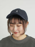 【消臭効果】イニシャル刺繍キャップ（ネイビー）｜Samansa Mos2（サマンサ モスモス）通販