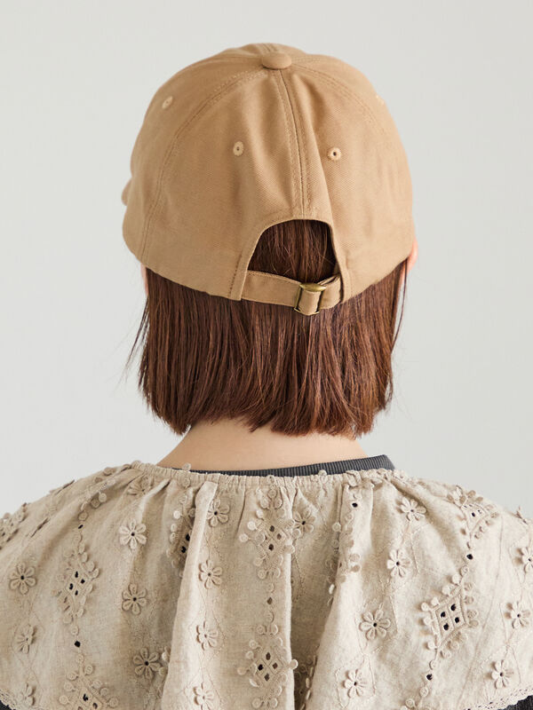 消臭効果】イニシャル刺繍キャップ（グレー/ベージュ/ネイビー