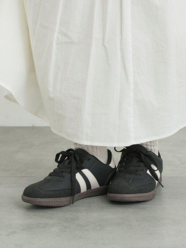 ラインスニーカー（ブラック）｜Samansa Mos2（サマンサ モスモス）通販