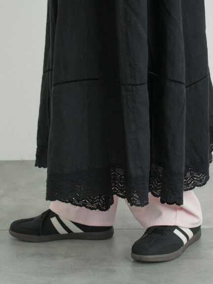 ラインスニーカー（ブラック/ベージュ）｜Samansa Mos2（サマンサ モスモス）通販