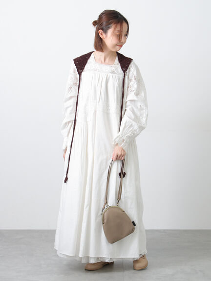 【WEB限定】TIDEWAY SHEETS がま口 SHOULDER（ブラック/グレージュ）｜Samansa Mos2（サマンサ モスモス）通販