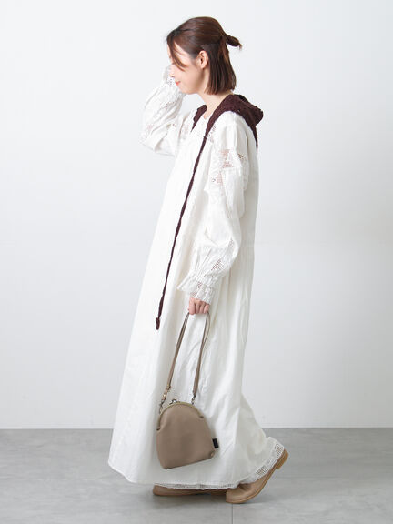 【WEB限定】TIDEWAY SHEETS がま口 SHOULDER（ブラック/グレージュ）｜Samansa Mos2（サマンサ モスモス）通販