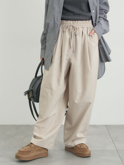 イージーカーブスラックス（グレー/ブラック/ライトベージュ）｜Samansa Mos2（サマンサ モスモス）通販