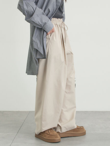 イージーカーブスラックス（グレー/ブラック/ライトベージュ）｜Samansa Mos2（サマンサ モスモス）通販