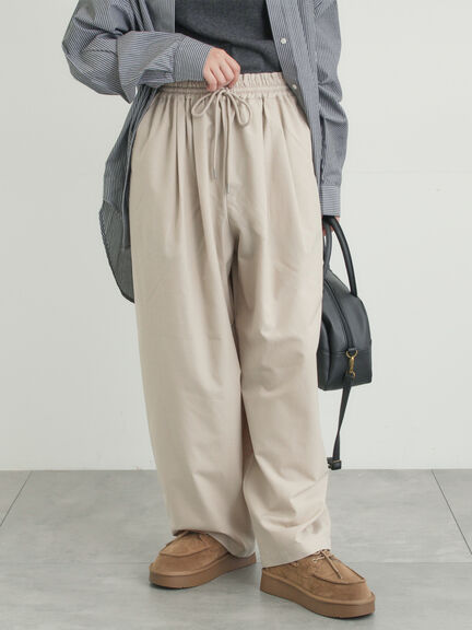 イージーカーブスラックス（グレー/ブラック/ライトベージュ）｜Samansa Mos2（サマンサ モスモス）通販