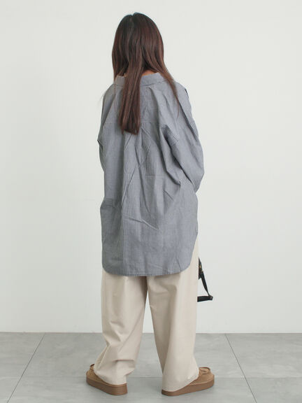 イージーカーブスラックス（グレー/ブラック/ライトベージュ）｜Samansa Mos2（サマンサ モスモス）通販