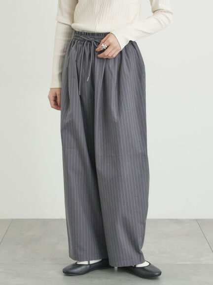 イージーカーブスラックス（グレー/ブラック/ライトベージュ）｜Samansa Mos2（サマンサ モスモス）通販