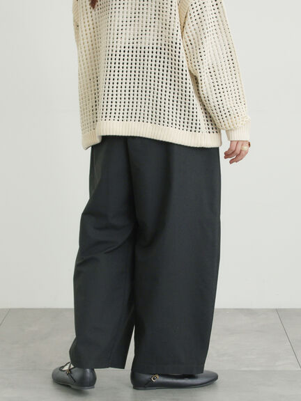 イージーカーブスラックス（グレー/ブラック/ライトベージュ）｜Samansa Mos2（サマンサ モスモス）通販