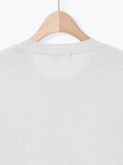 フリルニットカーディガン（グレー/ブラック/ピンク/キナリ）｜Samansa Mos2（サマンサ モスモス）通販