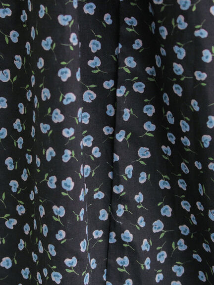 花柄シャーリングワンピース（ブラック/イエロー/カーキ）｜Samansa Mos2（サマンサ モスモス）通販