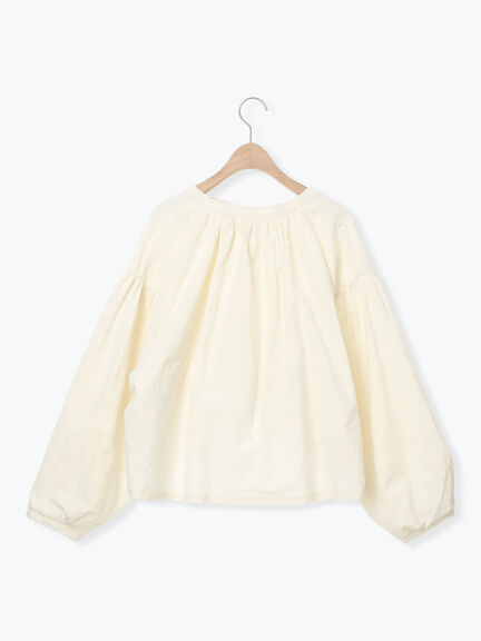 ショートギャザージャケット（オフホワイト/ブラック/ブラウン）｜Samansa Mos2（サマンサ モスモス）通販