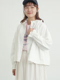 フリル襟ジャケット（オフホワイト）｜Samansa Mos2（サマンサ モスモス）通販