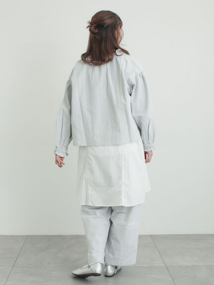 フリル襟ジャケット（オフホワイト/ブラック/サックスブルー/ネイビー）｜Samansa Mos2（サマンサ モスモス）通販