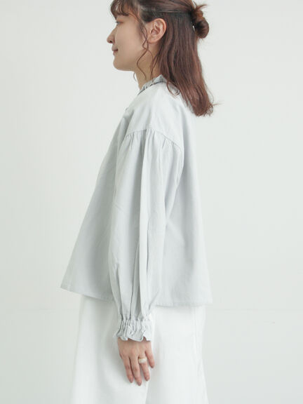 フリル襟ジャケット（オフホワイト/ブラック/サックスブルー/ネイビー）｜Samansa Mos2（サマンサ モスモス）通販