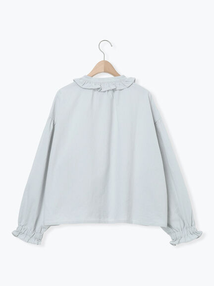 フリル襟ジャケット（オフホワイト/ブラック/サックスブルー/ネイビー）｜Samansa Mos2（サマンサ モスモス）通販