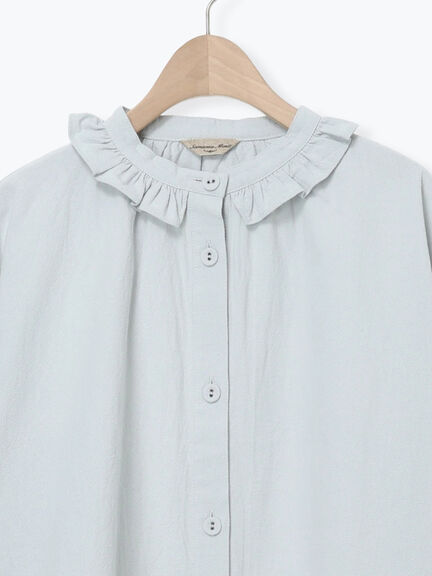 フリル襟ジャケット（オフホワイト/ブラック/サックスブルー/ネイビー）｜Samansa Mos2（サマンサ モスモス）通販