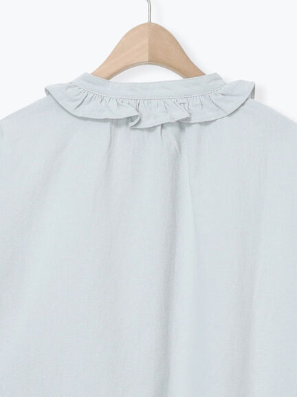 フリル襟ジャケット（オフホワイト/ブラック/サックスブルー/ネイビー）｜Samansa Mos2（サマンサ モスモス）通販