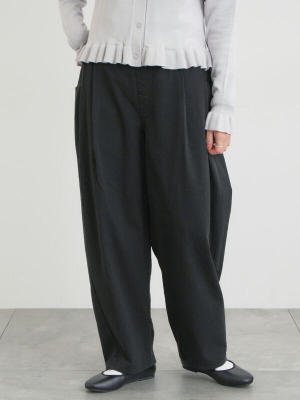 ツータックカーブパンツ（オフホワイト/ブラック/ピンク/カーキ）｜Samansa Mos2（サマンサ モスモス）通販