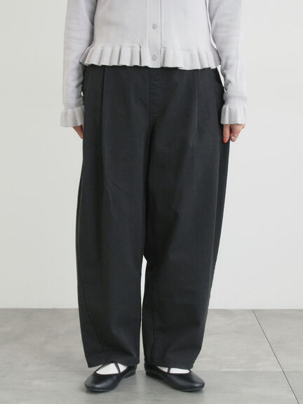 ツータックカーブパンツ（オフホワイト/ブラック/ピンク/カーキ）｜Samansa Mos2（サマンサ モスモス）通販