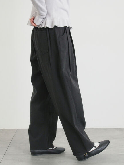 ツータックカーブパンツ（オフホワイト/ブラック/ピンク/カーキ）｜Samansa Mos2（サマンサ モスモス）通販