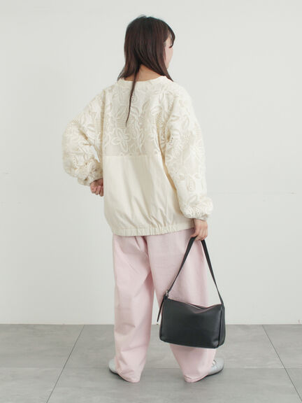 ツータックカーブパンツ（オフホワイト/ブラック/ピンク/カーキ）｜Samansa Mos2（サマンサ モスモス）通販