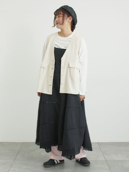 ツータックカーブパンツ（オフホワイト/ブラック/ピンク/カーキ）｜Samansa Mos2（サマンサ モスモス）通販