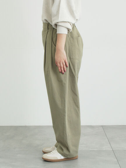 ツータックカーブパンツ（オフホワイト/ブラック/ピンク/カーキ）｜Samansa Mos2（サマンサ モスモス）通販