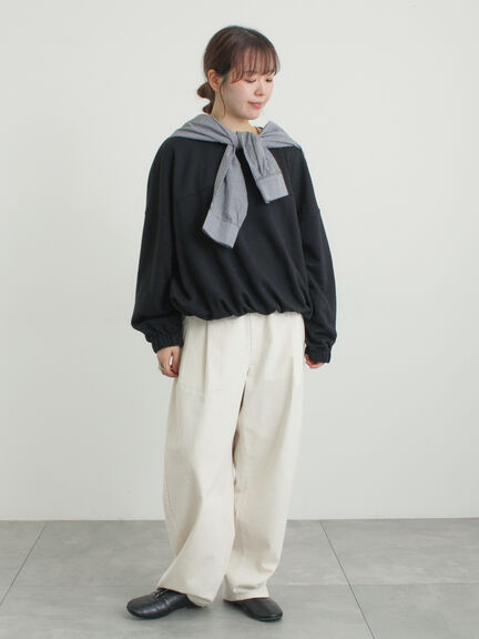 ツータックカーブパンツ（オフホワイト/ブラック/ピンク/カーキ）｜Samansa Mos2（サマンサ モスモス）通販