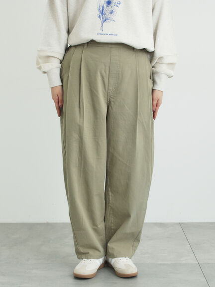 ツータックカーブパンツ（オフホワイト/ブラック/ピンク/カーキ）｜Samansa Mos2（サマンサ モスモス）通販