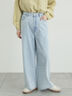 デニムストレートパンツ（サックスブルー）｜Samansa Mos2（サマンサ モスモス）通販