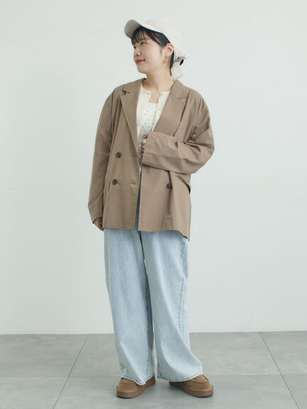 デニムストレートパンツ（チャコールグレー/サックスブルー/ブルー）｜Samansa Mos2（サマンサ モスモス）通販