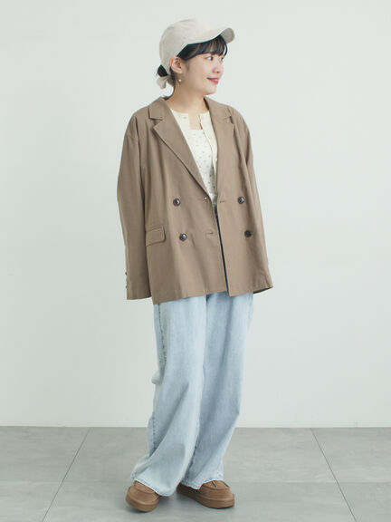 デニムストレートパンツ（チャコールグレー/サックスブルー/ブルー）｜Samansa Mos2（サマンサ モスモス）通販