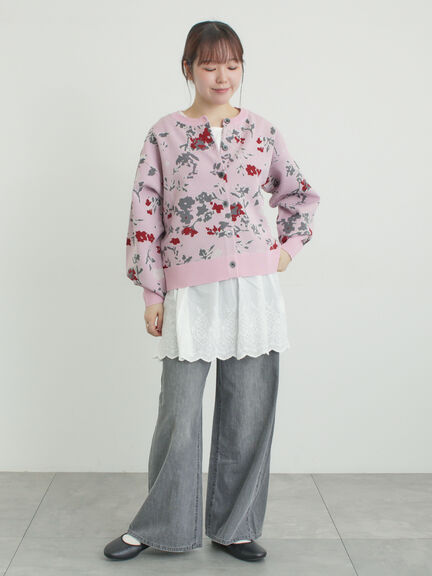 デニムストレートパンツ（チャコールグレー/サックスブルー/ブルー）｜Samansa Mos2（サマンサ モスモス）通販