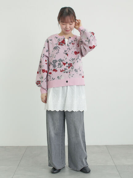 デニムストレートパンツ（チャコールグレー/サックスブルー/ブルー）｜Samansa Mos2（サマンサ モスモス）通販